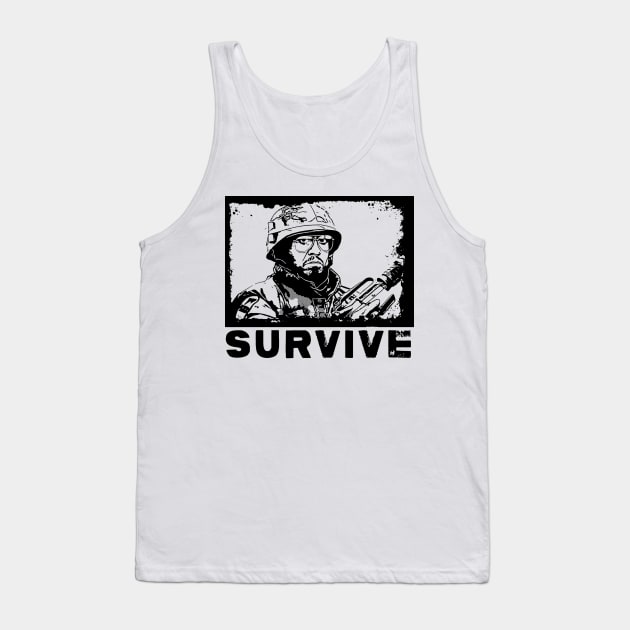 survive Tank Top by Villages Of Izbor